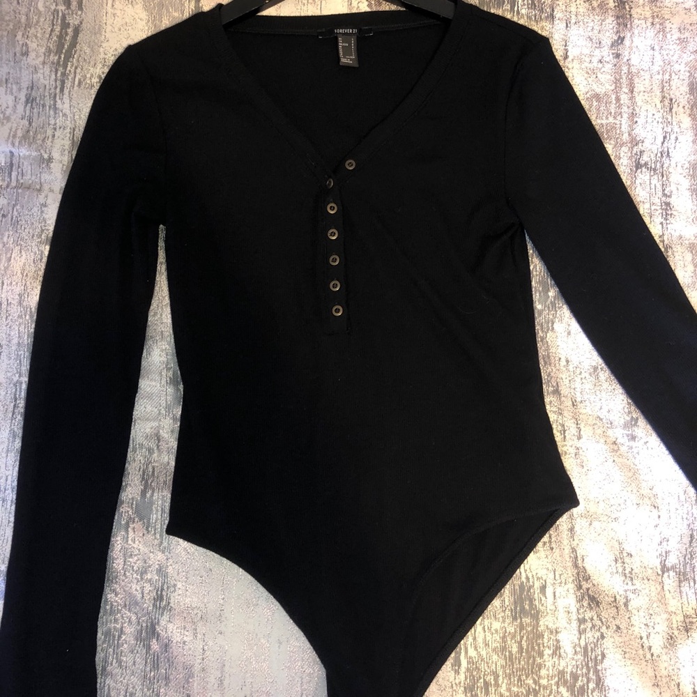 Black bodysuit forever 21